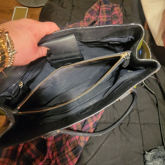 COACH multi colored, 3 section, purse. - Picture 3 of 3